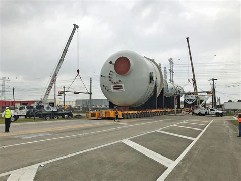 spmt transport for chemical plants  The first shipment was loaded with girder on a self-propelling barge during the 15k crane transport